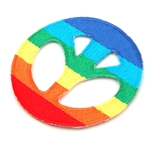 Rainbow Peace Symbol Patch